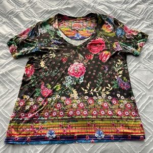 Johnny Was size large t-shirt.